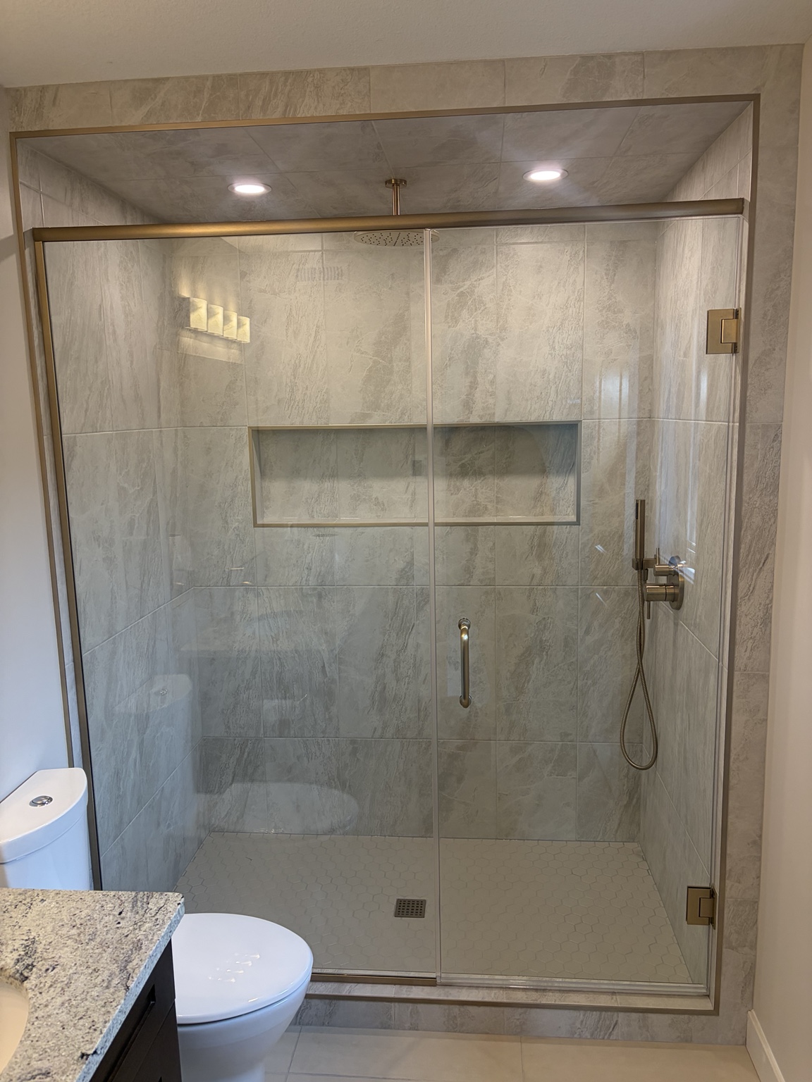 ensuite renovation — view 2