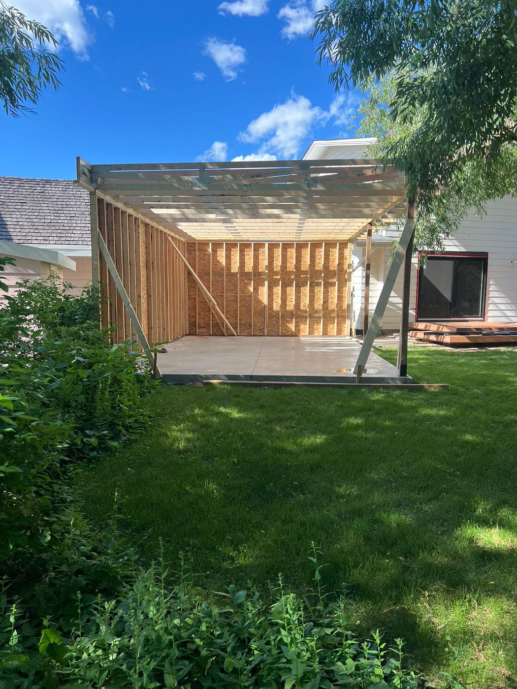 Additional framing and build detail.