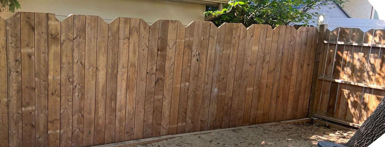 Horizontal Pressure Treated privacy fence Regina SK