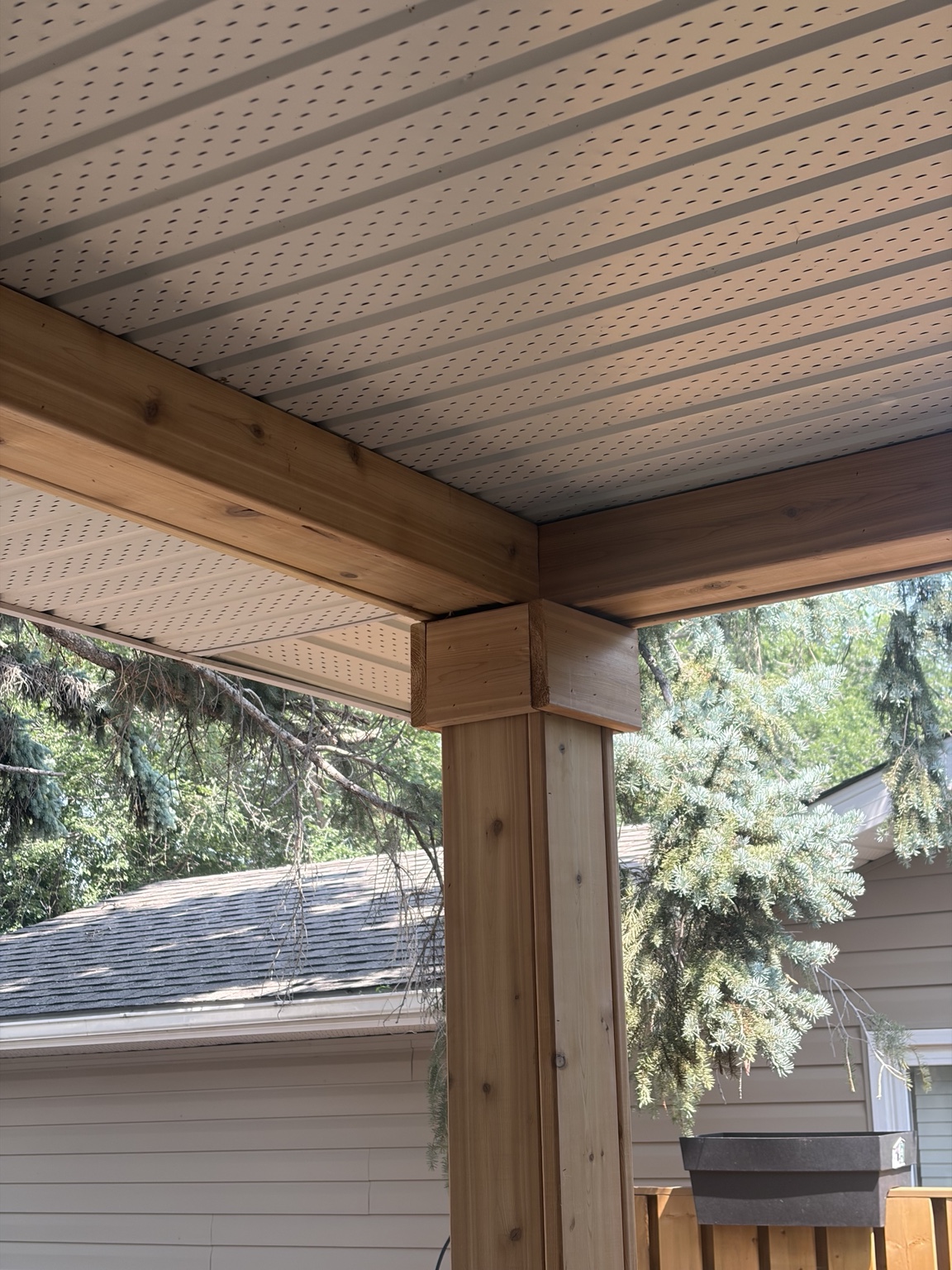 covered area · construction details — view 2