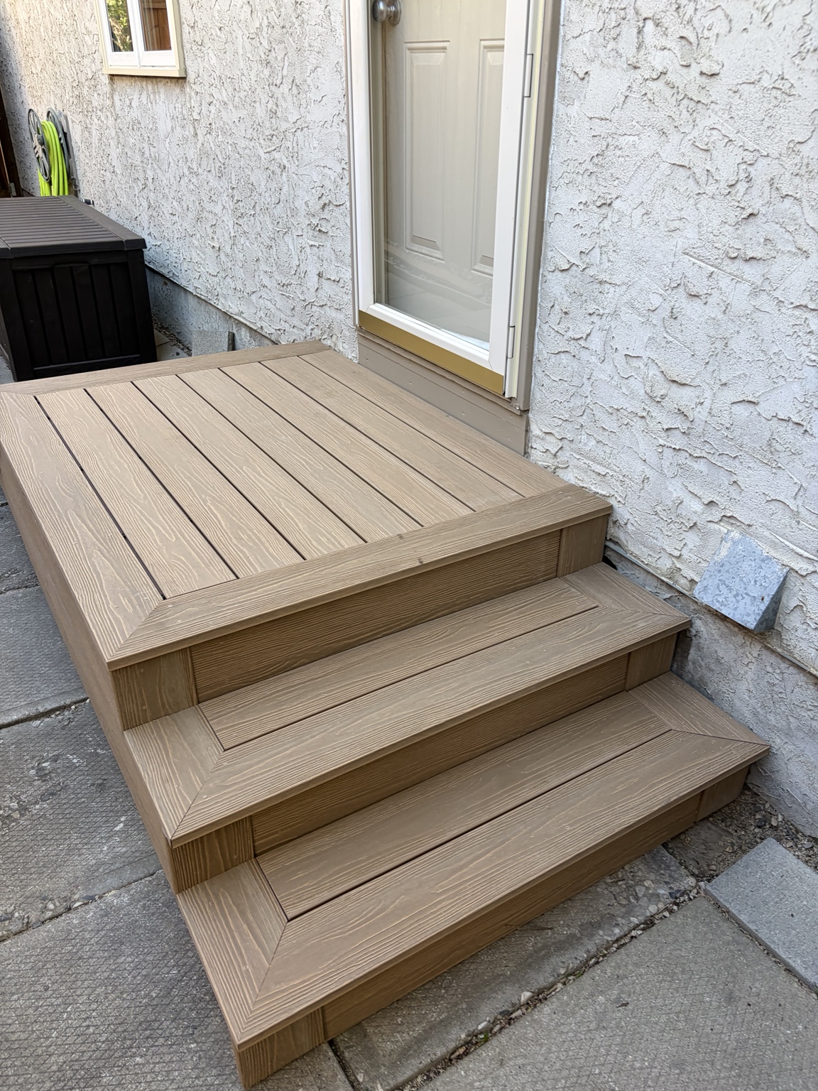 entry steps · before & after — view 3