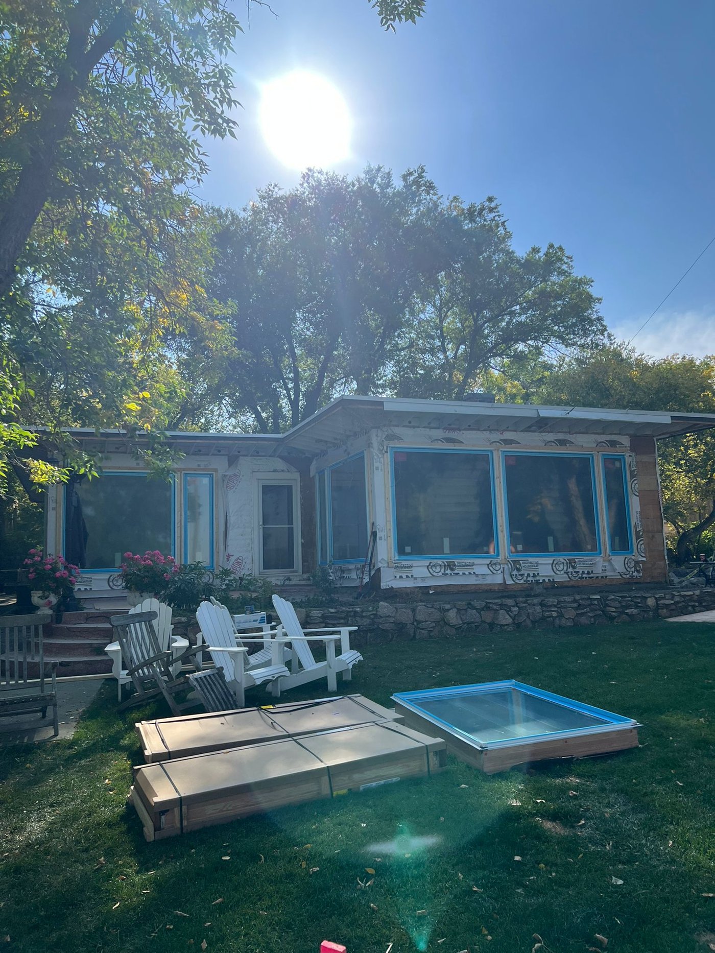 Composite decking installation