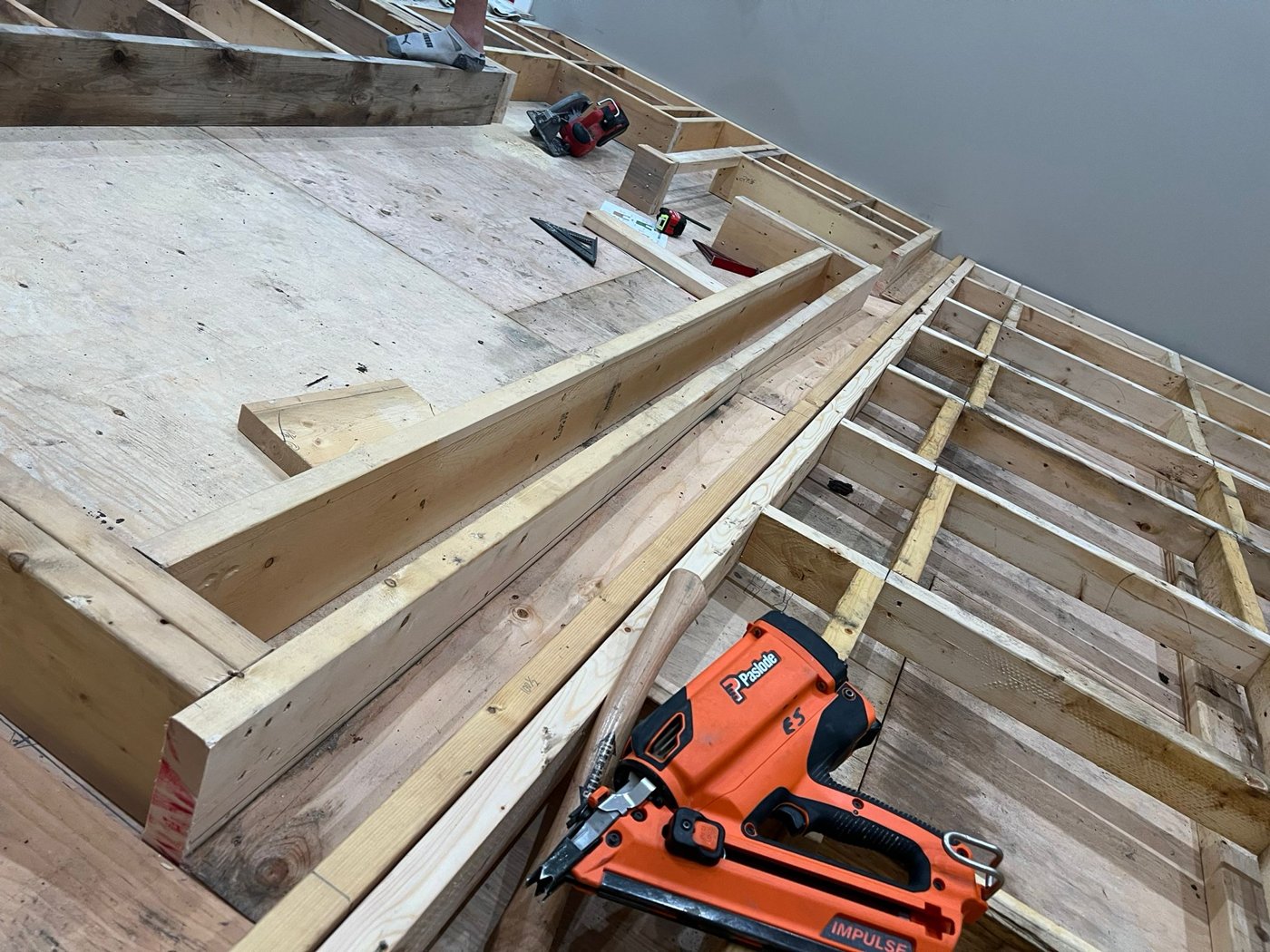 Deck structure framing